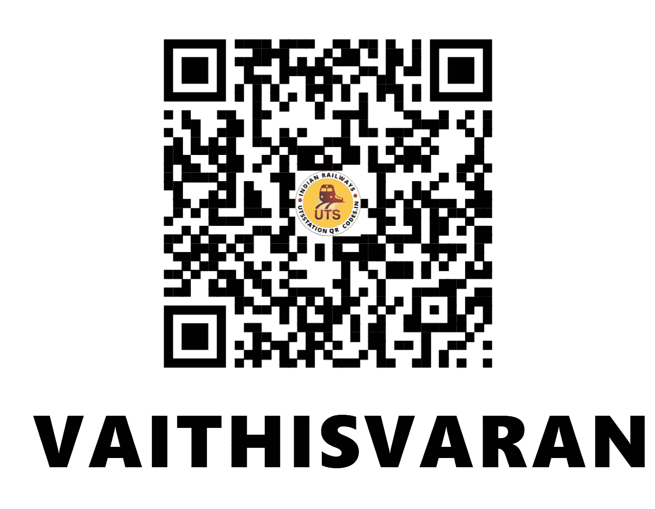 UTS QR Code for VAITHISVARANKOIL - VDL (SR - TAMIL NADU)